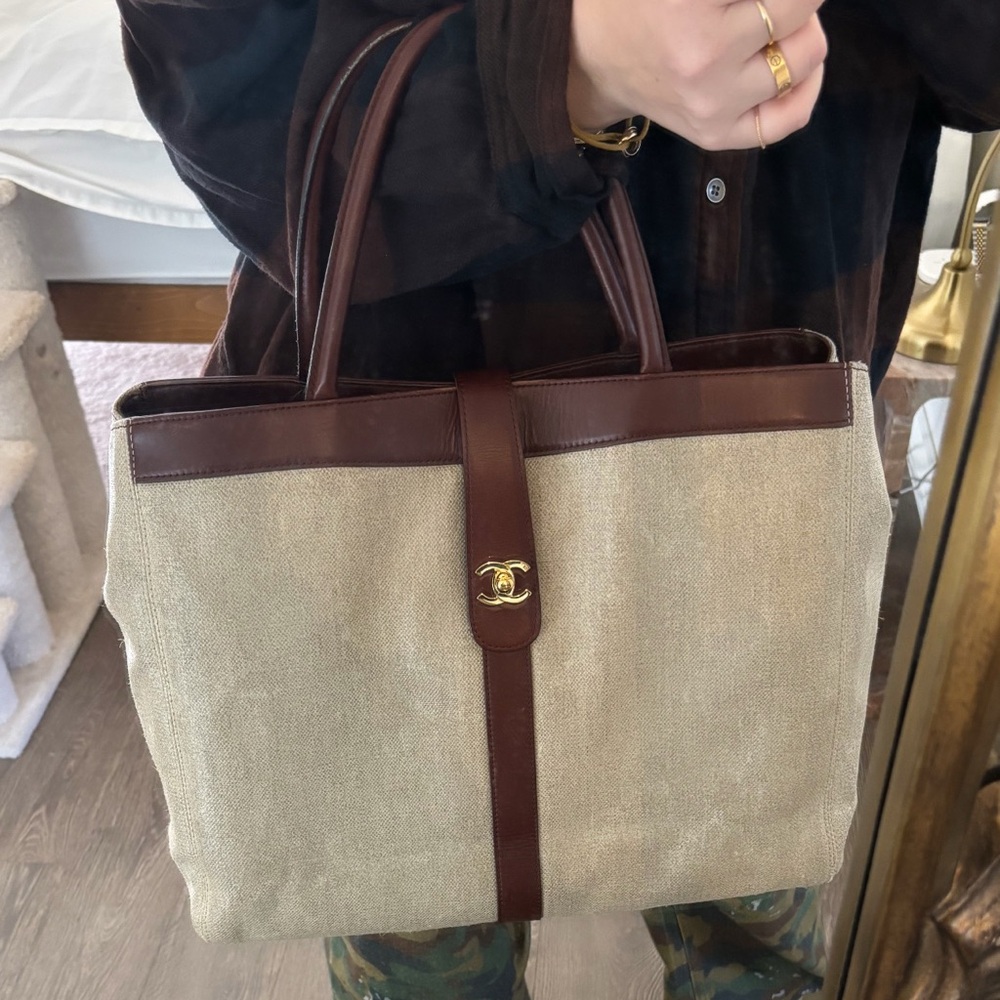 Authentic Chanel tote bag